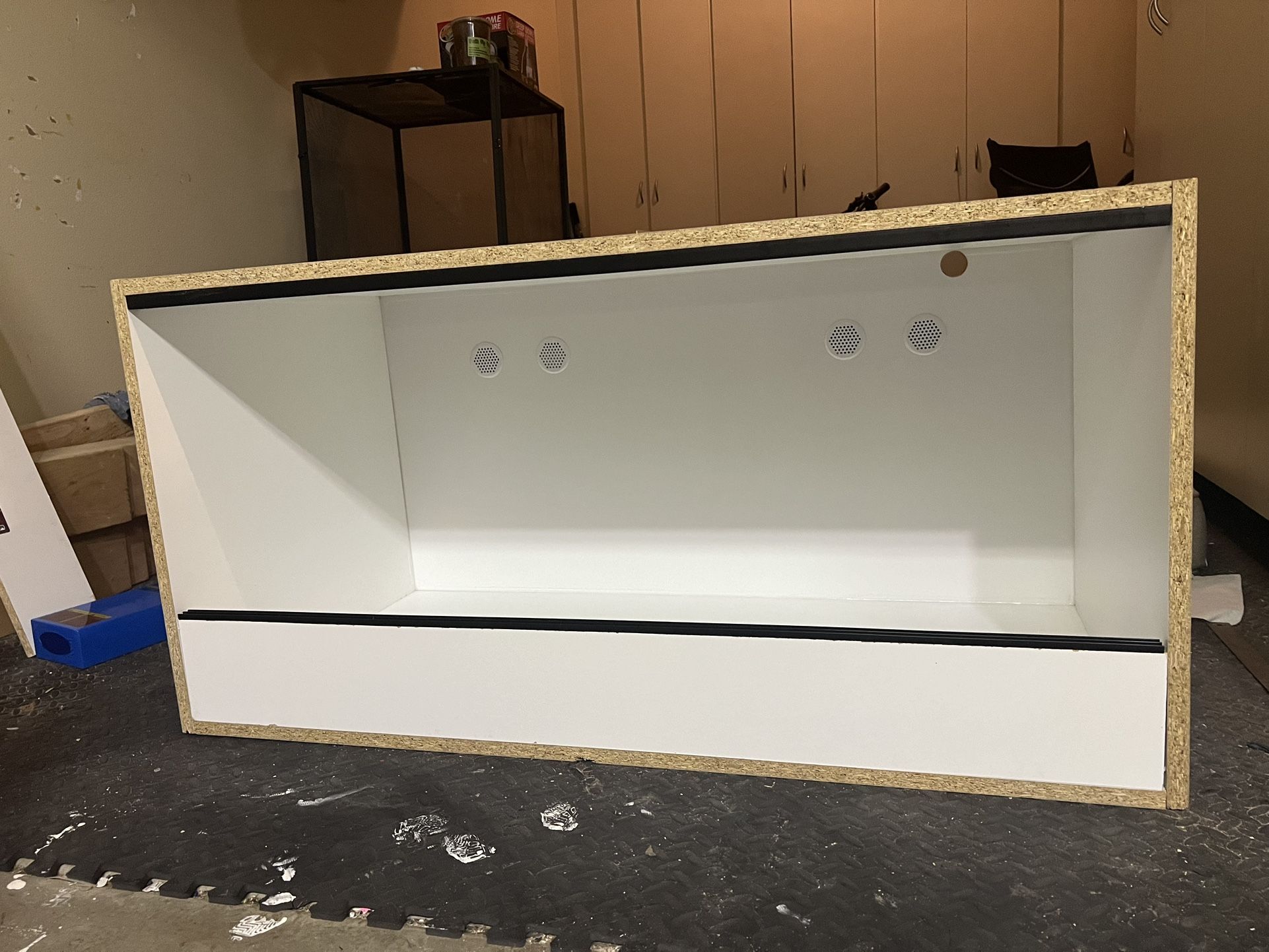 4x2x2 melamine reptile enclosure! 