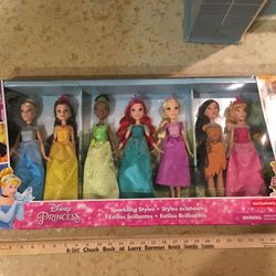 7 Disney Princesses NEW Target Exclusive