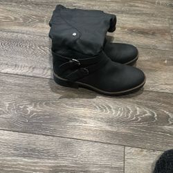 Fashion Black Boots New Very Nice