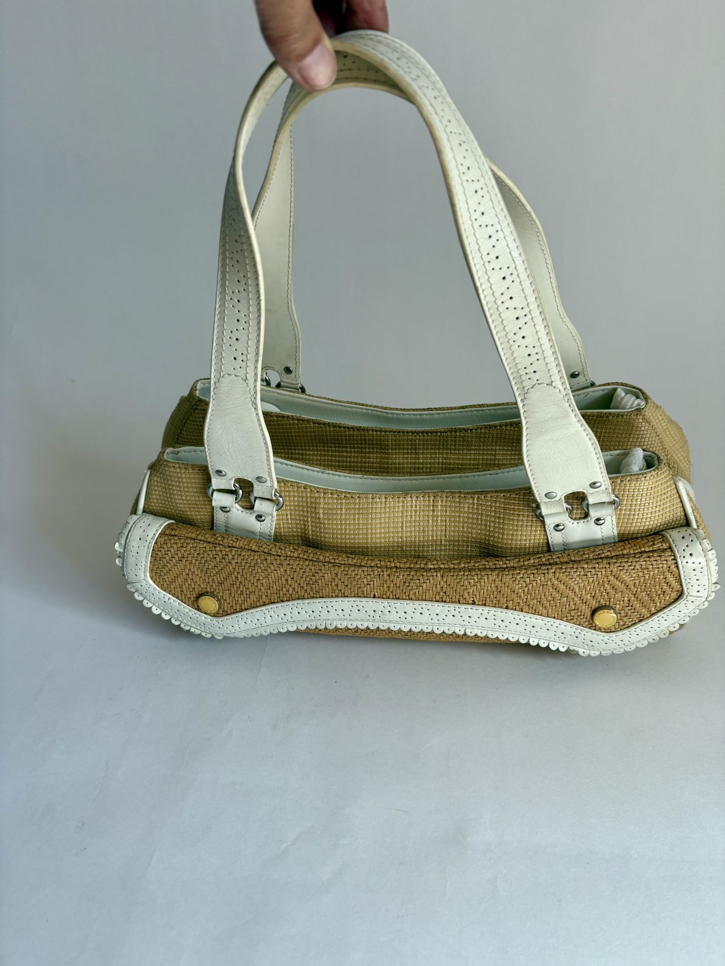 Cole Haan “Megan Straw” Satchel – Classic Summer Chic