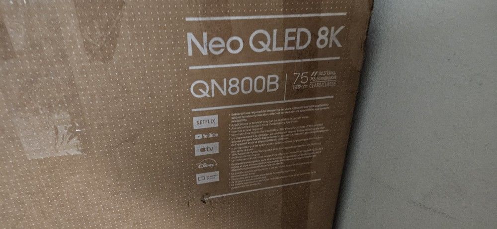 75 Inch 8K Neo QLED Q800 Samsung Smart TV Brand New In the Box.