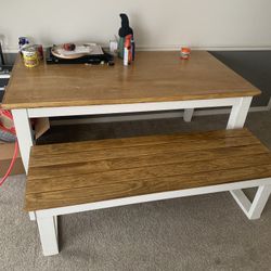 Table With Bench 