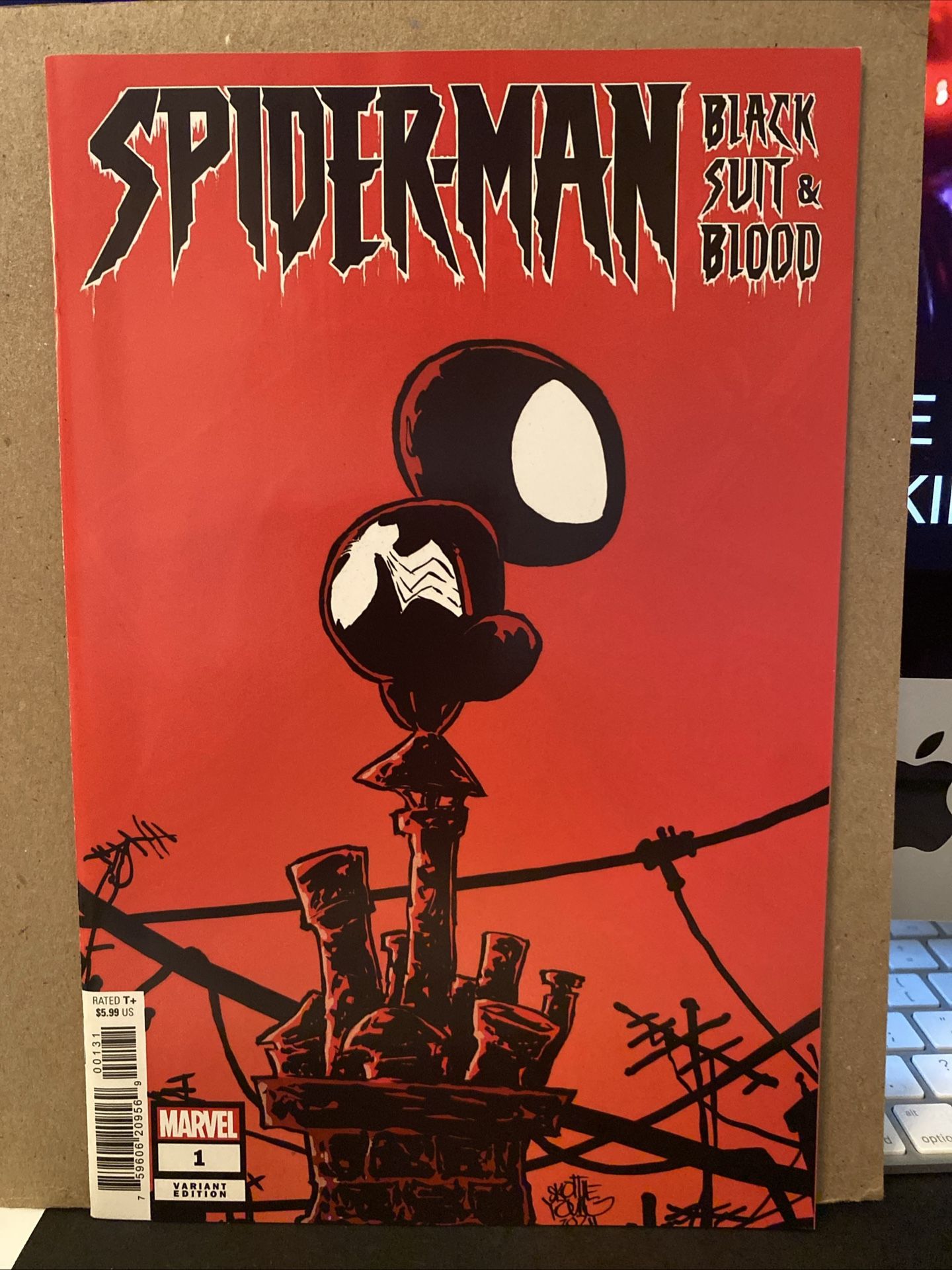 Spider-Man Black Suit and Blood 1C 