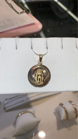 tri-color religious pendant