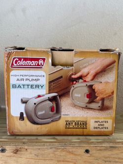Coleman Battery Air Pump — $15