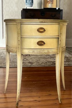 French provincial side table nightstand