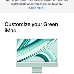 New Green Apple Mac Desktop 