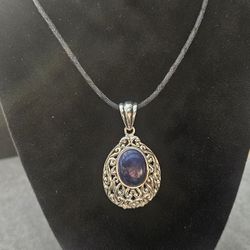 Genuine Lapis Lazuli Pendant 