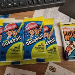 6 Packs Baseball Cards. 2020 And 2021
