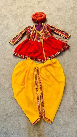 Boys Garba/Dandiya dance costume size 6