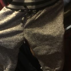 2  Prices Pant And Little Jackie With  Hood For The Little One Size 3 Month Color Gray Trim With black On Sale For 6.00 (new) N