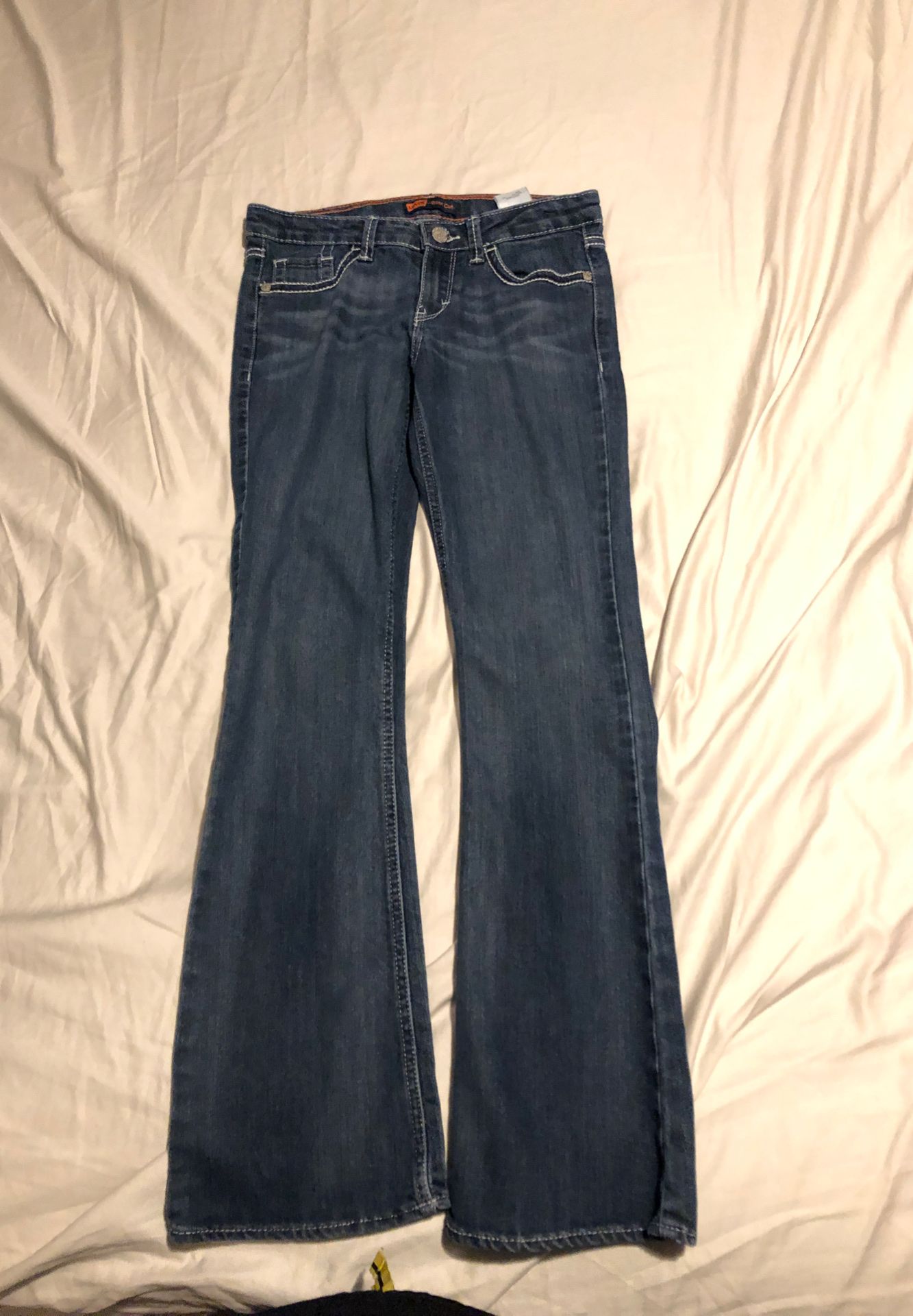 Gently used, Levi’s, girls boot cut jeans, size 12 regular