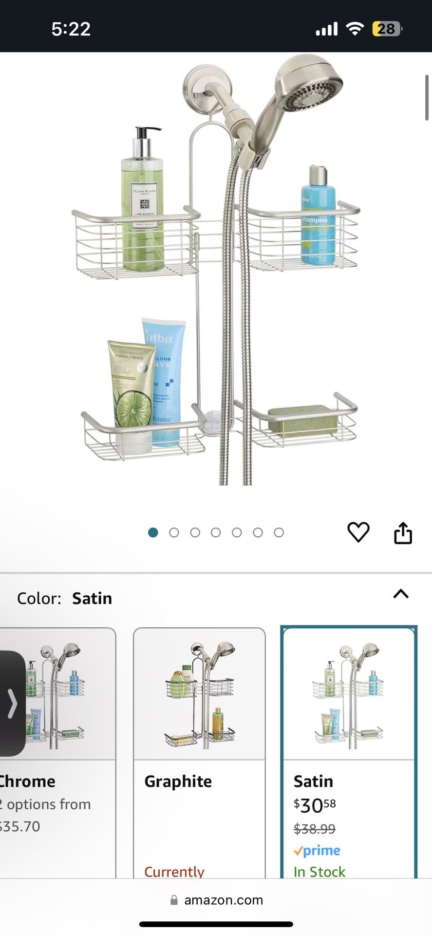 Shower Storage Caddy