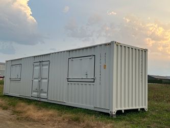 40FT High Cube Shipping Container – One Door & Two Windows