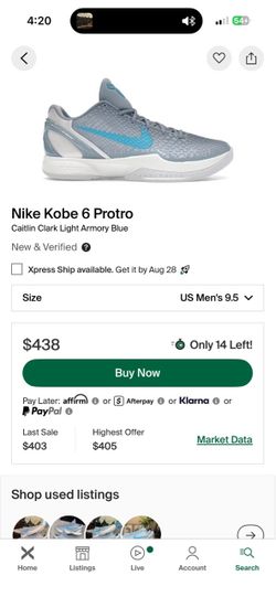 Kobe 6 light armory blue