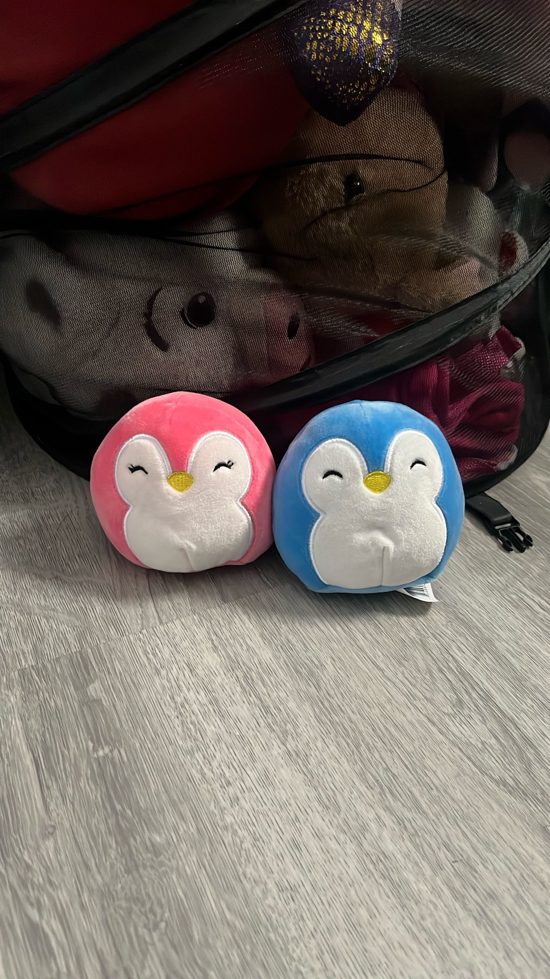 2 mini bestie penguin squishmallow!