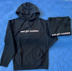 "sad girl cookies" pullover hoodies S/M