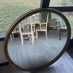 Antique circular Mirror