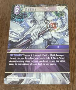 Final Fantasy TCG - Ramuh EX - 27-089H - Journey Of Discovery - Foil