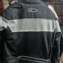 Mens Black gray Striped Jacket