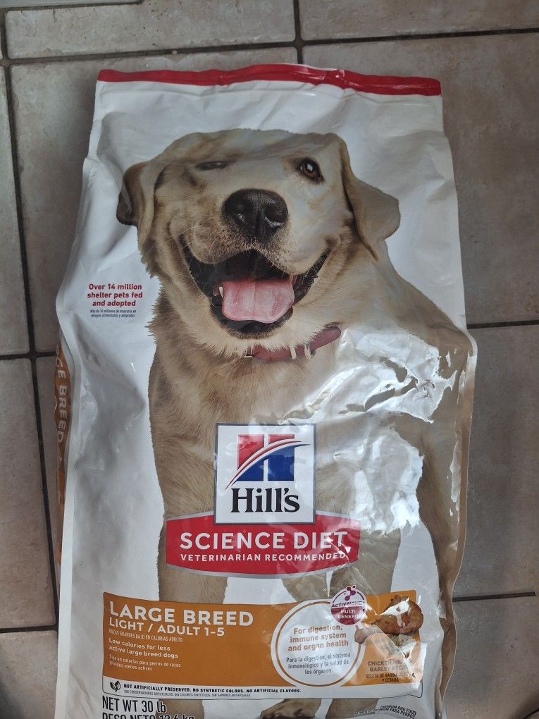 Hill's Dog Food 28lb Bag Chicken Meal & Barley Recipe Best By 2026