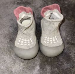Baby Sock Shoes Toddler Walking Shoes Infant Non-Slip Slippers Soft Rubber Sole