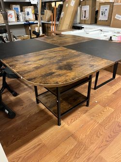 47.5” Square Dining Table for 4, Farmhouse Kitchen Table