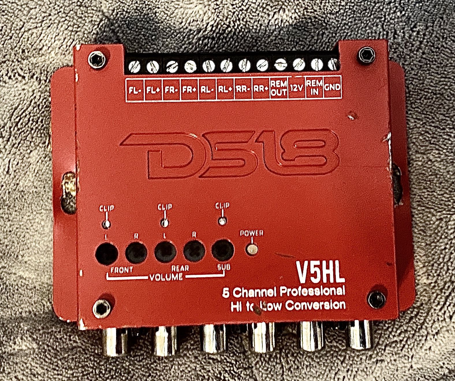 V5HL 5 Channel Professional Hi to Low Converter