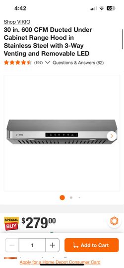 RC 11-30 30" Under Cabinet Range Hood