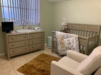 Dresser and Crib