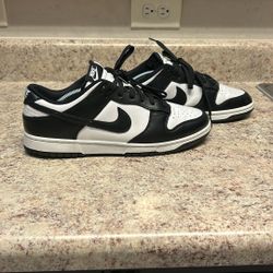 Nike Men's Dunk Low Retro Panda Sneakers Low Top Black White DD1391-100