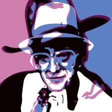 Pop Art Style Celebrity Portrait Print Wall art