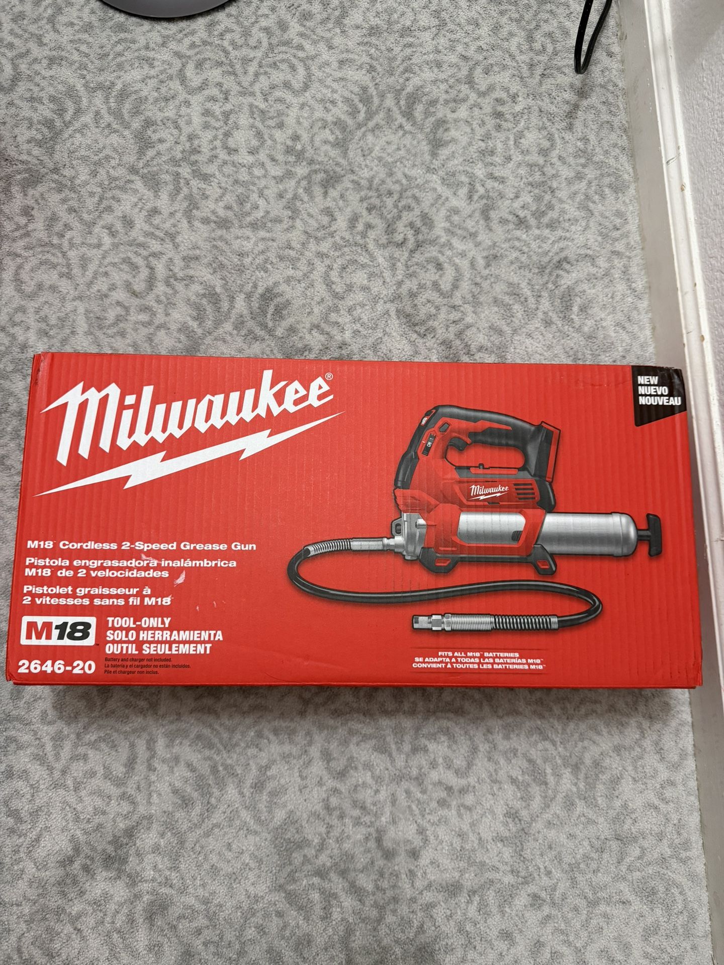 Milwaukee Grease Gun 2 Speed