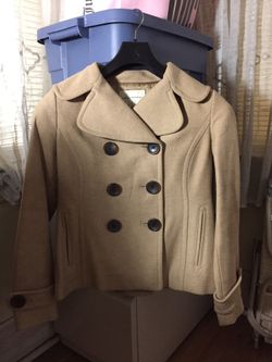 Women’s Banana Republic Double Breasted Wool Peacoat