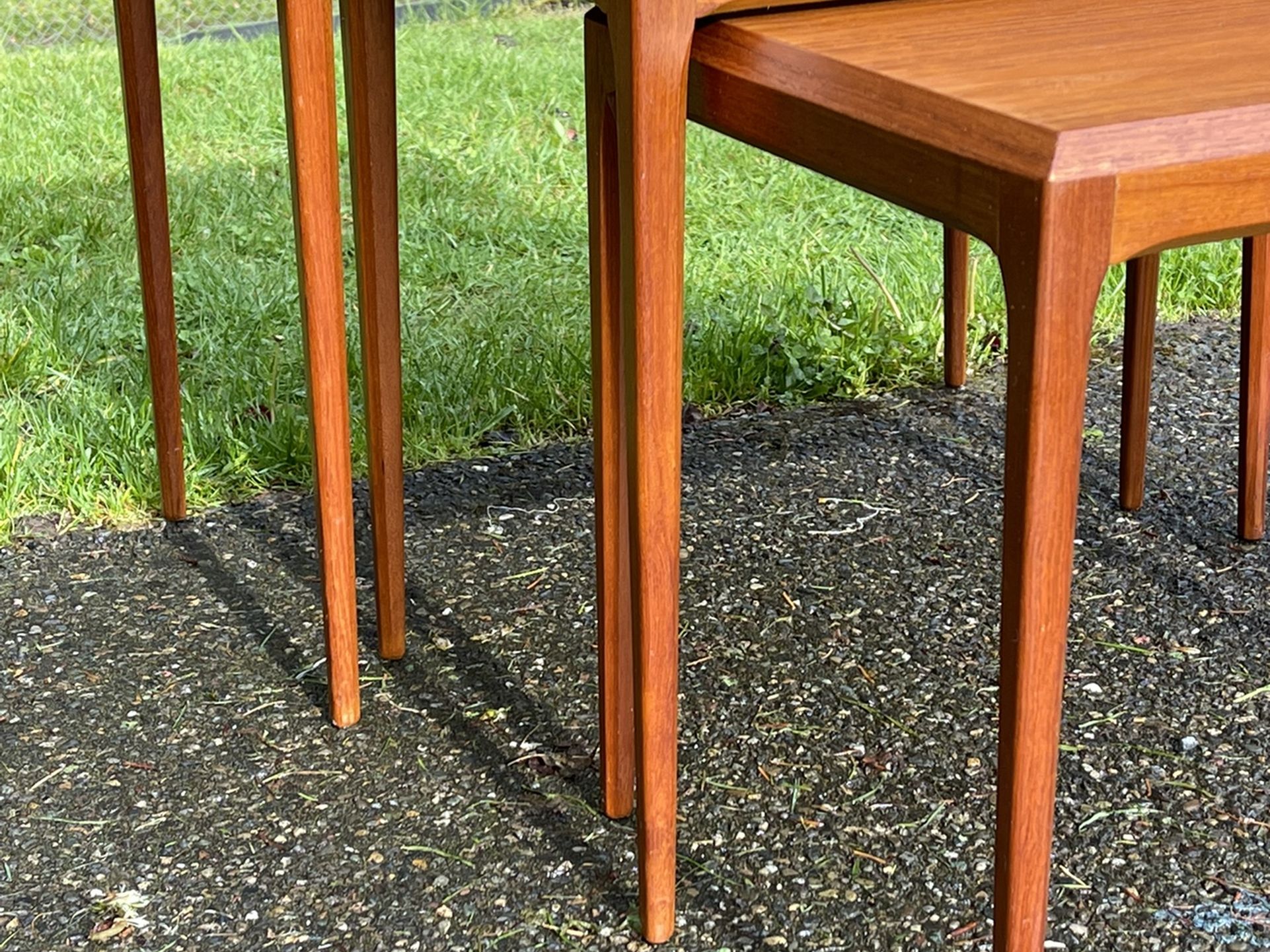 Mid-Century Modern Side Tables in Teak by Tove and Edvard Kindt-Larsen Model FD