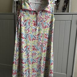 Women's LuLu B Comfy Clothing Travel Dress Cover Up Size Small Red Blue  Yellow Purple White Sleeveless Summer Zippered Knee Length for Sale in  Burleson, TX - OfferUp