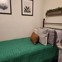 Twin Mattress and Bed Frame