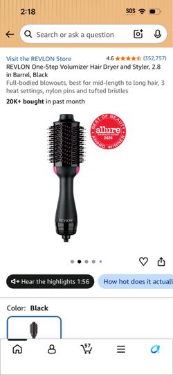Revlon One-Step Volumizer Hair Dryer and Styler