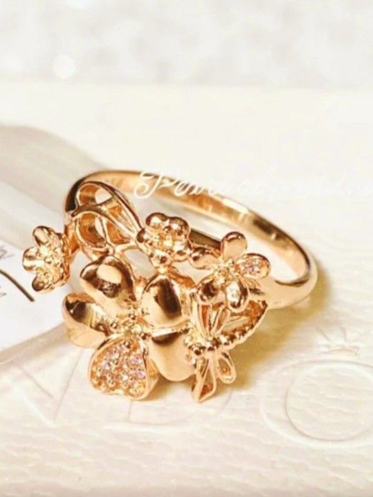 Pandora Wildflower Meadow Ring. Size 7