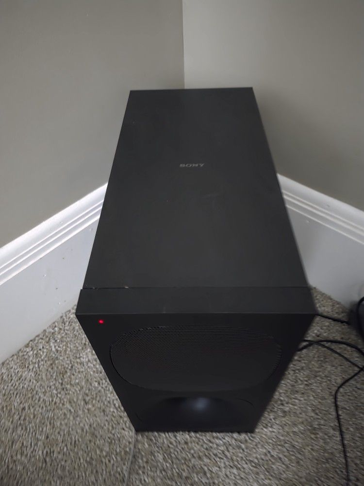 Sony Sound Bar And Subwoofer