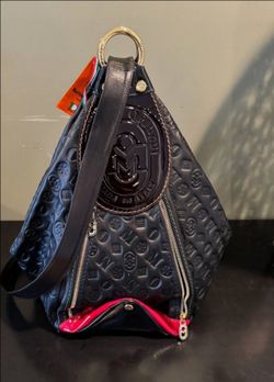 Marino Orlandi Leather Large Purse Bucket Sling Bag
