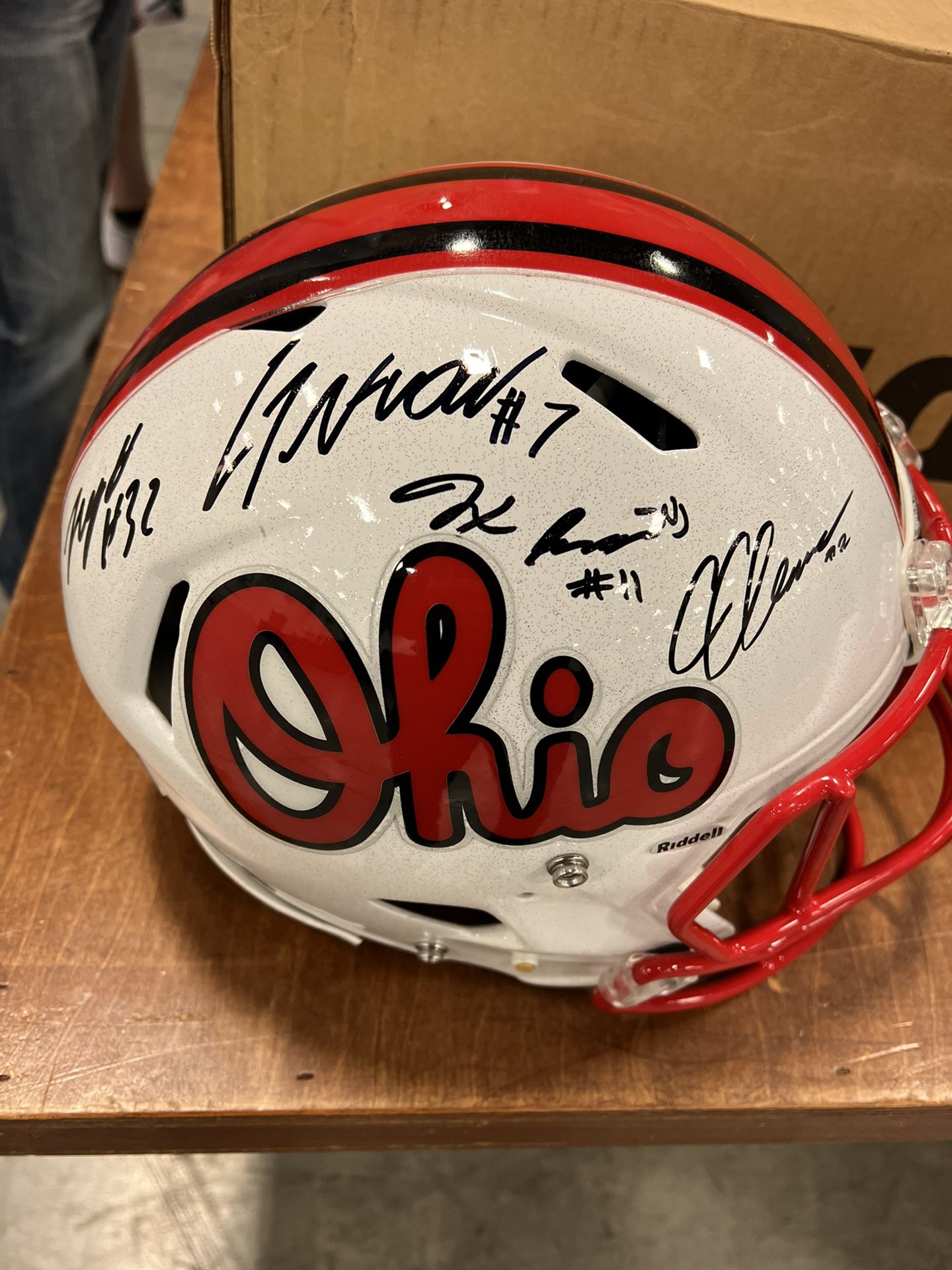 Ohio State Buckeyes Full Sized Authentic Helmet Signed Beckett Authenticated 