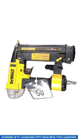 Dewalt Dwfp12233 Yellow Pneumatic Brad Nailer