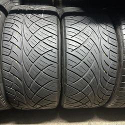 PAIR OF TIRE 285 40 21 NITTO 65% LIFE