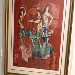 Marc Chagall limited-edition facsimile collectible prints.