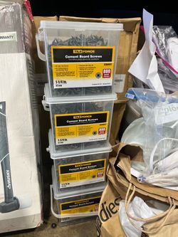 Tile force Cement Board screws