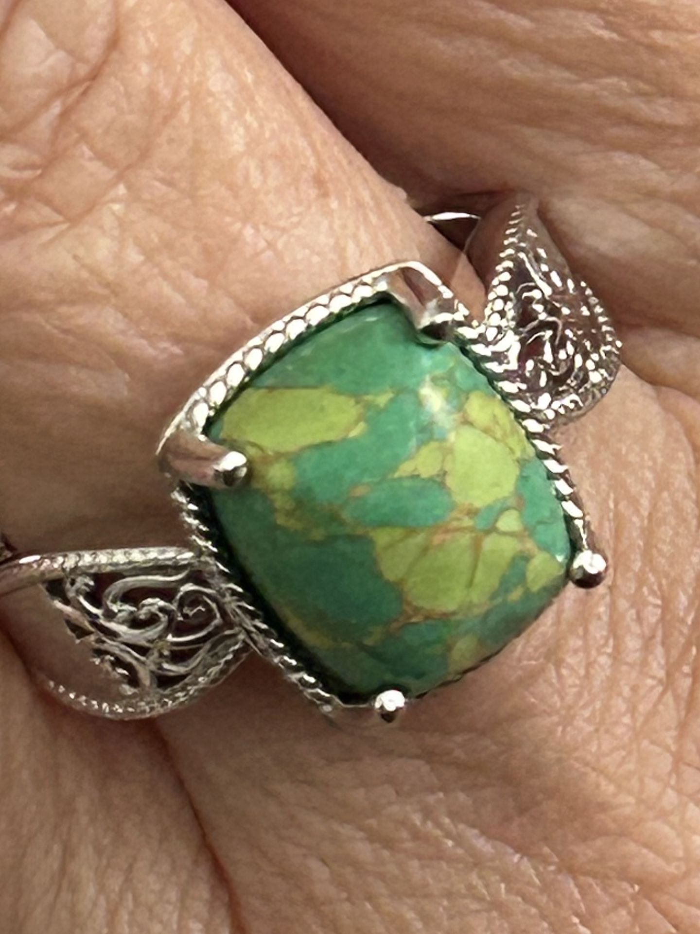 Green Turquoise Ring