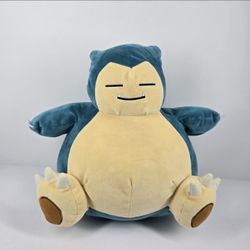 2022 Pokémon Snorlax Plush 10" Stuffed Animal Game Freak Nintendo Sitting