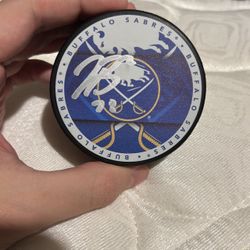 Jacob Bryson #78 Autographed Buffalo Sabres Puck