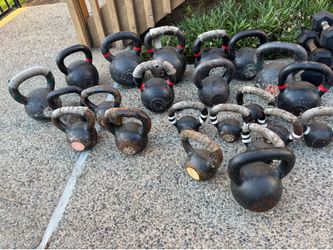 KETTLE BELL WEIGHTS prices listed at the bottom under description 👇👇👇